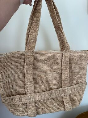 Hat Attack Natural Straw Tote in Beige from Southern Tide